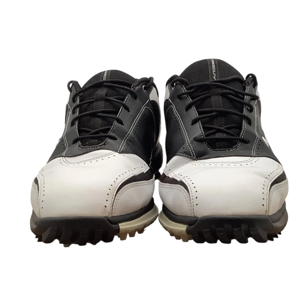 Nike NIKE Air Tour Saddle‎ Men US 9.5 White/Black Golf Shoes  336050-103